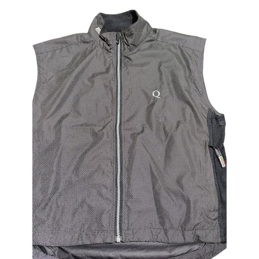 IllumiNITE Reflective Running Cycling Vest Mens One Size Black Full Zip
